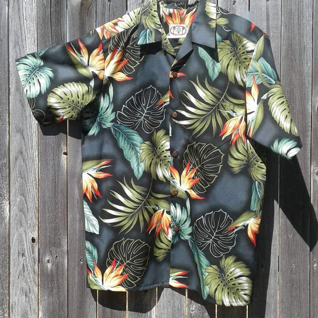 Tropical Shadows Aloha Shirt